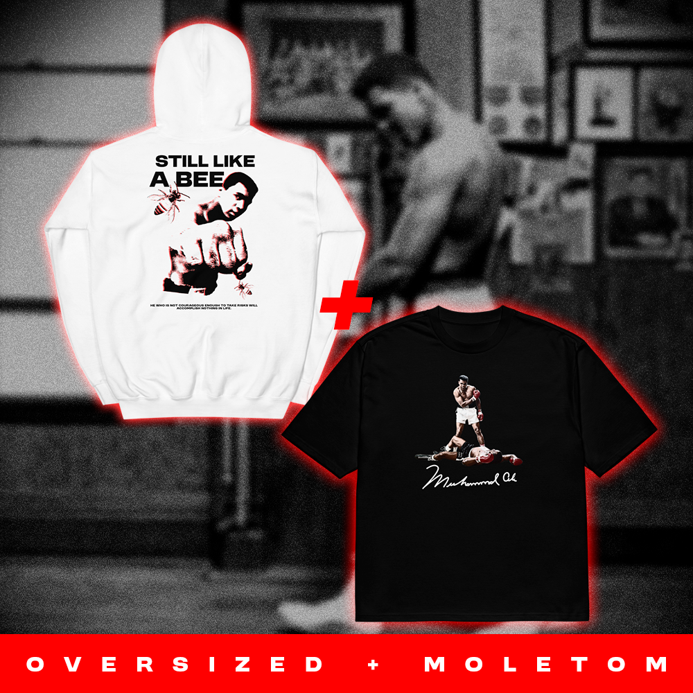 KIT Muhammad Ali - Oversized + Moletom