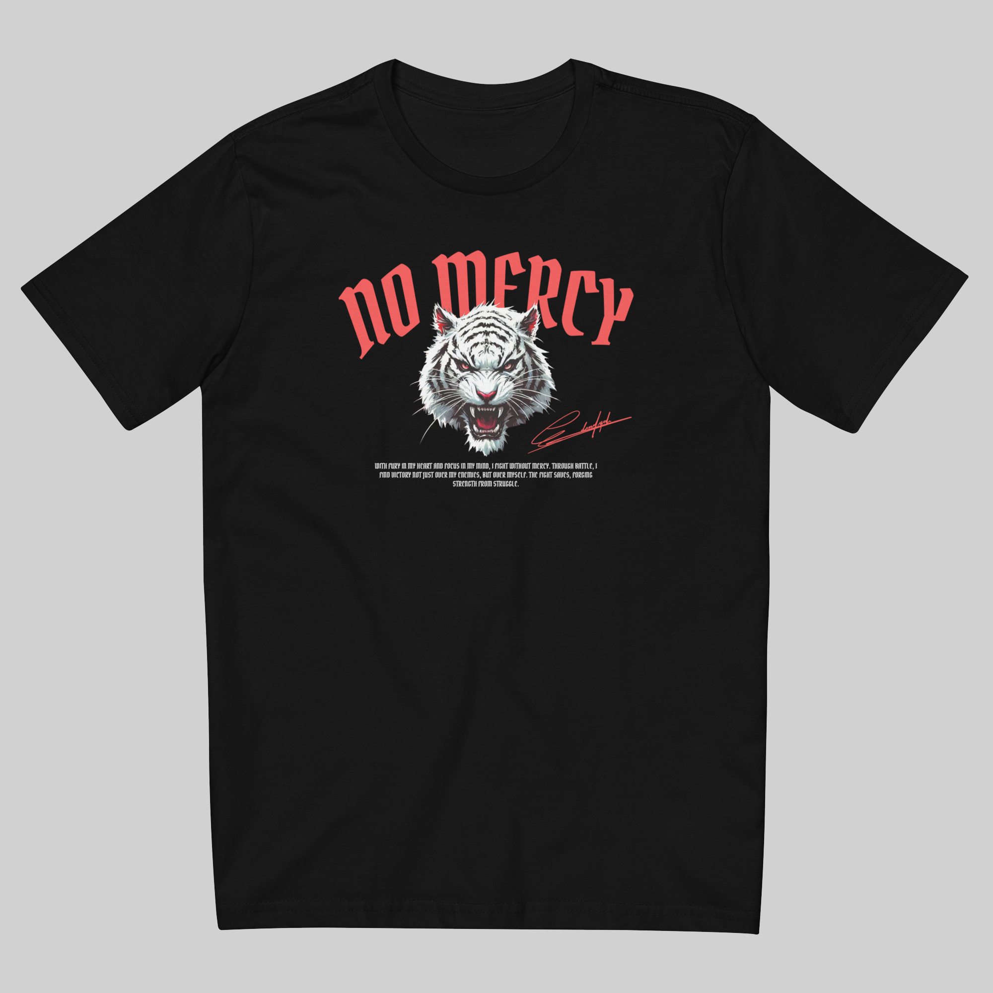 Camiseta Classic - No Mercy - Preta