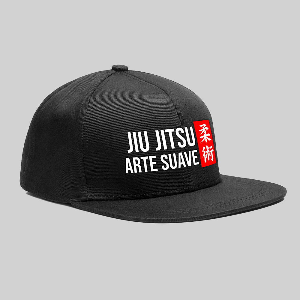 Boné "Jiu Jitsu Arte Suave" - Preto