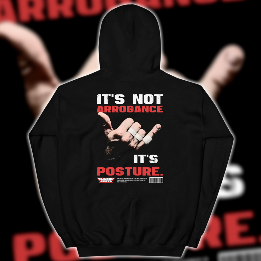 Moletom Canguru - Não é marra é postura BJJ