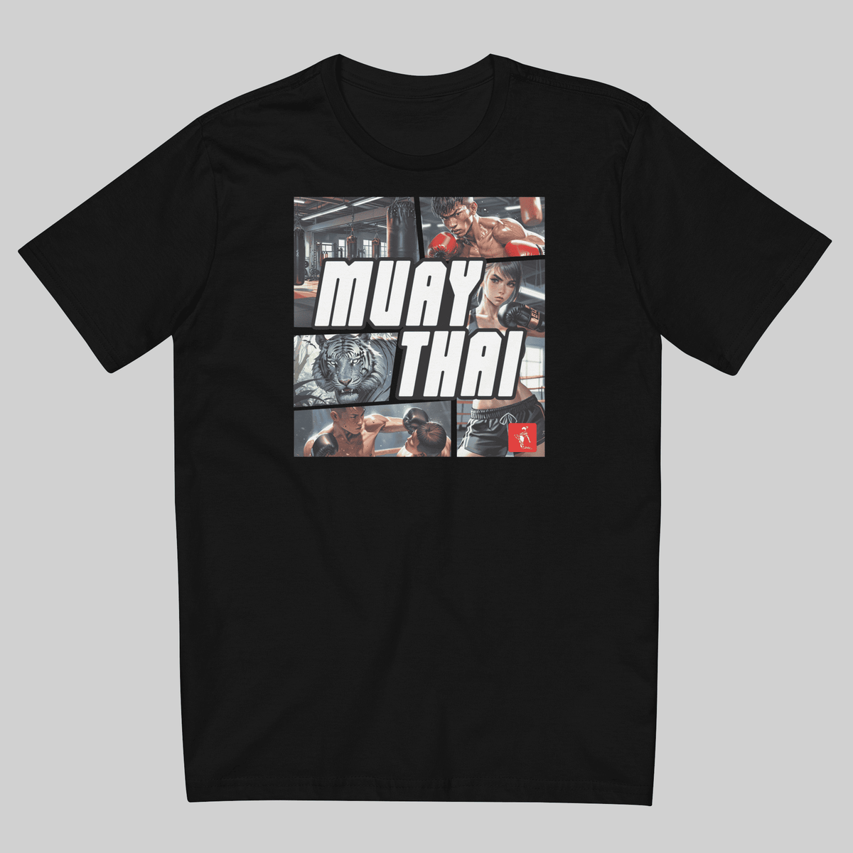 Camiseta Preta Grand - Muay Thai