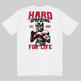 Camiseta Branca - Hard Sparring for Life