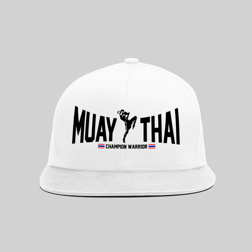 Boné "Champion warrior" Muay Thai - Branco