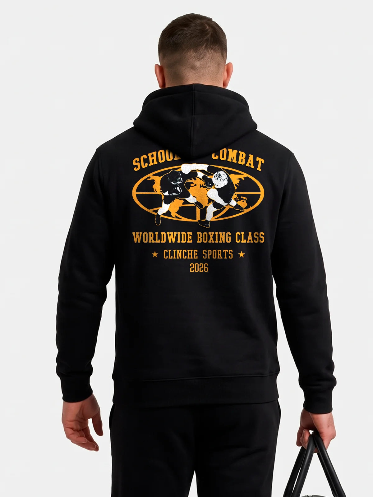 Moletom Canguru - Worldwide boxing class.
